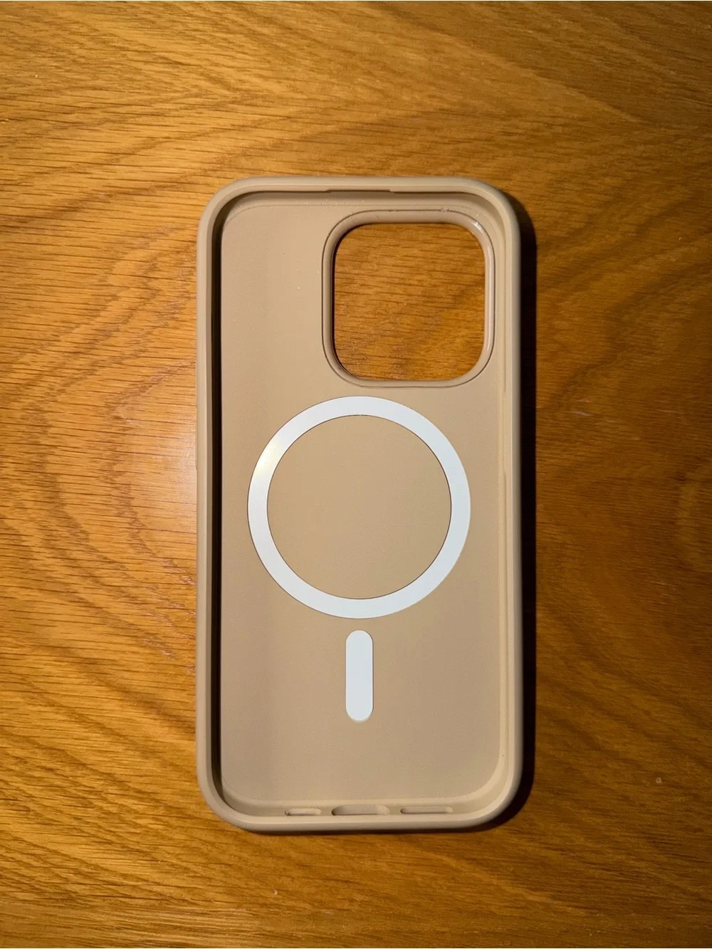 PopSocket Beige iPhone 15 Pro MagSafe Case